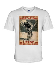 Cycling I Don't Stop V-Neck T-Shirt tile