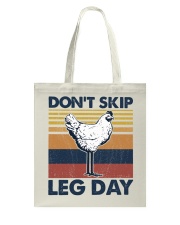 Fitness Don't Skip Leg Day Tote Bag tile
