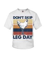 Fitness Don't Skip Leg Day Youth T-Shirt tile