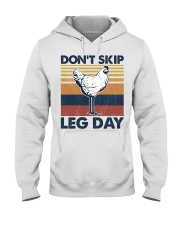 Fitness Don't Skip Leg Day Hooded Sweatshirt front