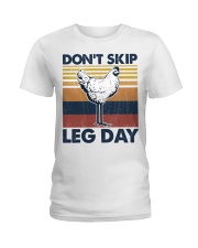 Fitness Don't Skip Leg Day Ladies T-Shirt tile