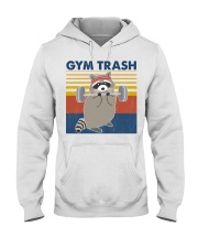 Fitness Gym Trash Hooded Sweatshirt front