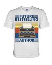 Book Future Bestselling V-Neck T-Shirt tile