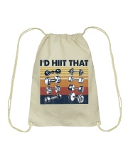 Fitness I'd Hit That Drawstring Bag tile