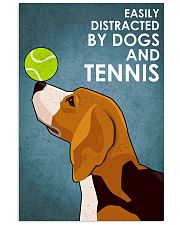 Dog Beagle And Tennis 16x24 Poster front