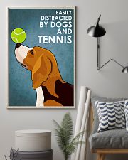 Dog Beagle And Tennis 16x24 Poster lifestyle-poster-1
