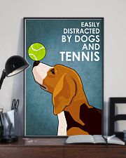 Dog Beagle And Tennis 16x24 Poster lifestyle-poster-2