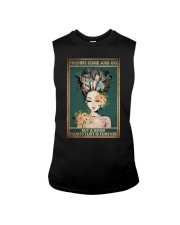 Hairdresser Friends Come And Go Sleeveless Tee tile