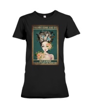Hairdresser Friends Come And Go Premium Fit Ladies Tee tile