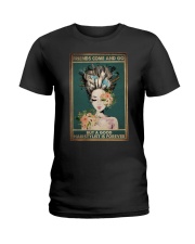 Hairdresser Friends Come And Go Ladies T-Shirt tile
