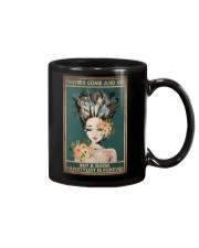 Hairdresser Friends Come And Go Mug tile