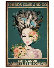 Hairdresser Friends Come And Go Vertical Poster tile