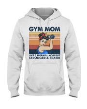 Gym Mom Hooded Sweatshirt front