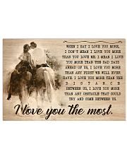 Horse I Love You The Most 36x24 Poster front