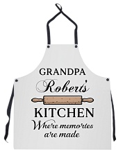 Baking Grandpa Kitchen Apron front