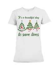 Nurse It's A Beautiful Day Premium Fit Ladies Tee tile