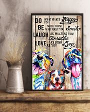 Dog Laugh Love Live 16x24 Poster lifestyle-poster-3