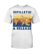 Fishing Fillet And Release Premium Fit Mens Tee tile