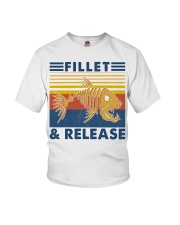 Fishing Fillet And Release Youth T-Shirt tile