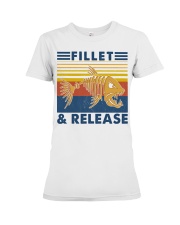 Fishing Fillet And Release Premium Fit Ladies Tee tile