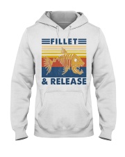 Fishing Fillet And Release Hooded Sweatshirt front