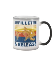 Fishing Fillet And Release Color Changing Mug tile