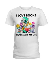 I Love Books Ladies T-Shirt tile