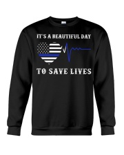 Police It's A Beautiful Day Crewneck Sweatshirt tile