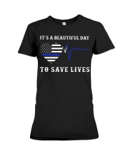 Police It's A Beautiful Day Premium Fit Ladies Tee tile