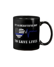 Police It's A Beautiful Day Mug tile