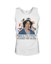 Book She Is Too Fond Unisex Tank tile