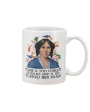 Book She Is Too Fond Mug tile