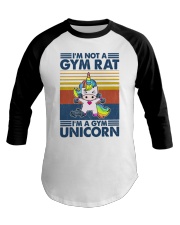 Fitness I'm A Gym Unicorn Baseball Tee tile