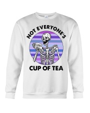 Skull Not Everyone's Cup Of Tea Crewneck Sweatshirt tile
