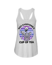 Skull Not Everyone's Cup Of Tea Ladies Flowy Tank tile