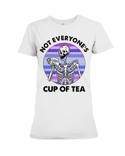 Skull Not Everyone's Cup Of Tea Premium Fit Ladies Tee tile