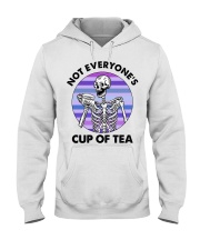 Skull Not Everyone's Cup Of Tea Hooded Sweatshirt front