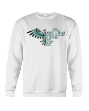 Hippie Listen To Heart Crewneck Sweatshirt tile