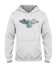 Hippie Listen To Heart Hooded Sweatshirt front
