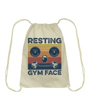 Gym Resting Gym Face Drawstring Bag tile