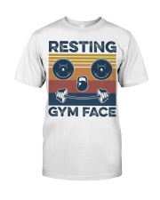 Gym Resting Gym Face Classic T-Shirt tile
