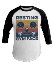 Gym Resting Gym Face Baseball Tee tile
