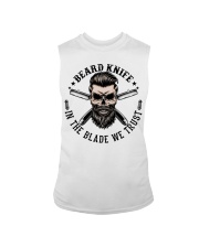 Hairdresser Beard Knife Sleeveless Tee tile