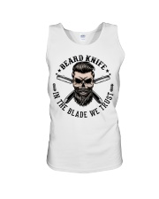 Hairdresser Beard Knife Unisex Tank tile