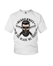 Hairdresser Beard Knife Youth T-Shirt tile