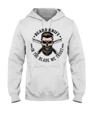 Hairdresser Beard Knife Hooded Sweatshirt front