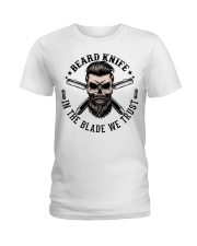 Hairdresser Beard Knife Ladies T-Shirt tile