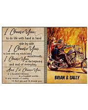 Biker I Choose You 36x24 Poster front