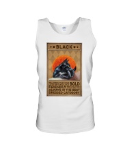 Cat Black Unisex Tank tile
