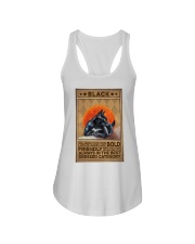 Cat Black Ladies Flowy Tank tile